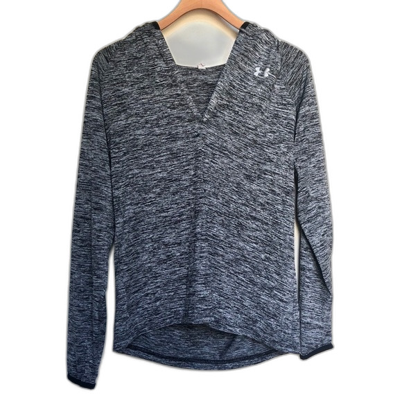Under Armour Grey Tech Hoodie Size Medium - Picture 3 of 14